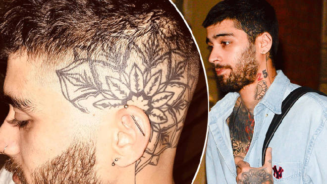 Zayn Malik Tattoos And Meanings: From His Gigi Eyes To Head Inkings -  Capital
