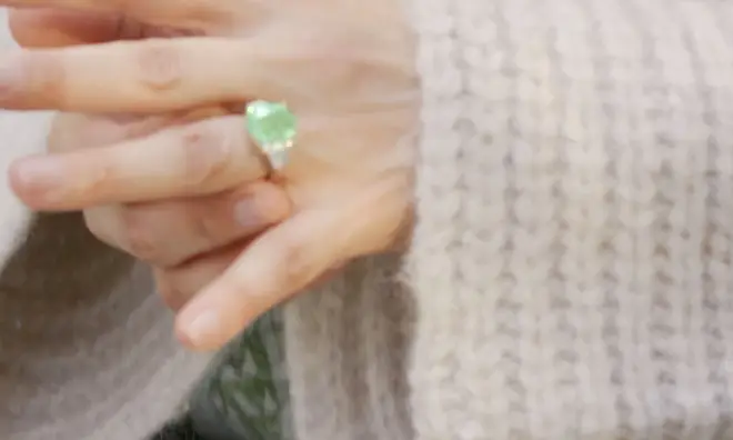 Jennifer Lopez gave her fans a sneak peak of the ring as part of her newsletter On The JLo