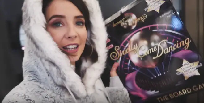 Zoella shows off her new gift