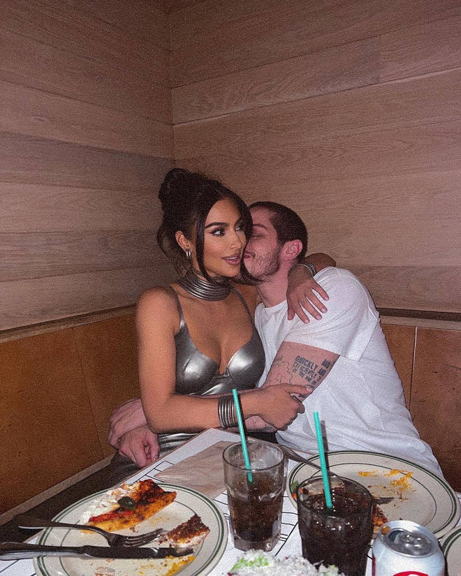 Kim Kardashian got cosy with Pete Davidson on Instagram