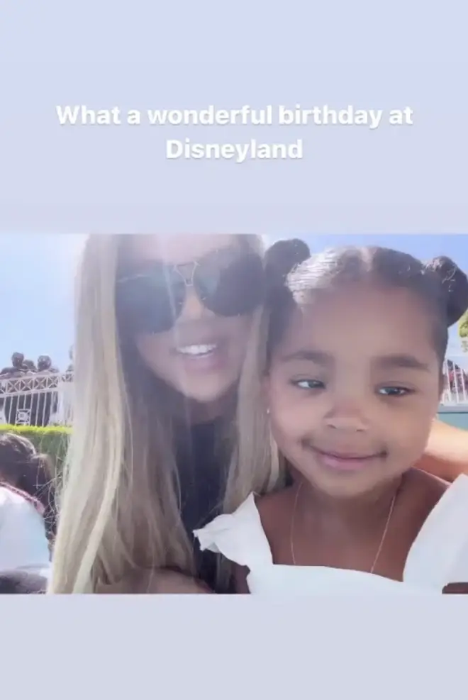 Khloe Kardashian took True to Disneyland for her fourth birthday