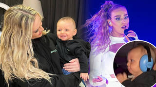 Perrie Edwards' Baby Boy Axel Watches His Mum Perform At Little Mix Concert