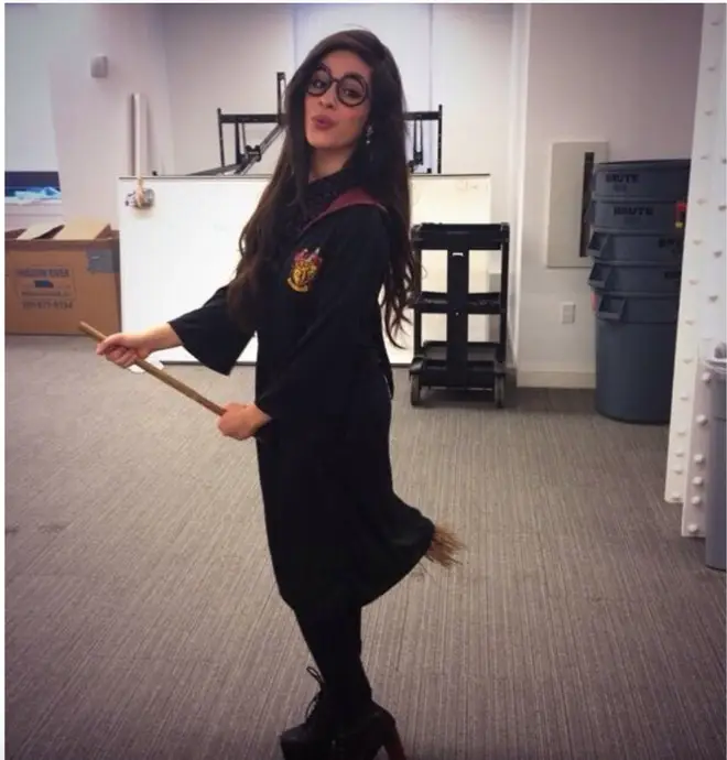 Camila Cabello dresses up as Hogwarts student