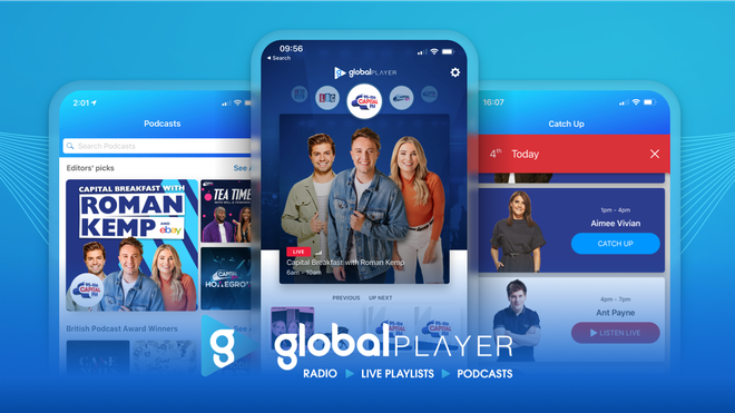 Download and sign up to Global Player to become a Capital VIP