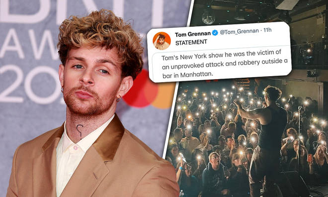 Tom Grennan released a statement following the attack