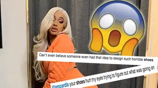 Cardi B shocked fans with her weird choice of shoes