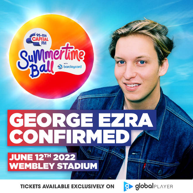 George Ezra is on Capital's Summertime Ball line-up