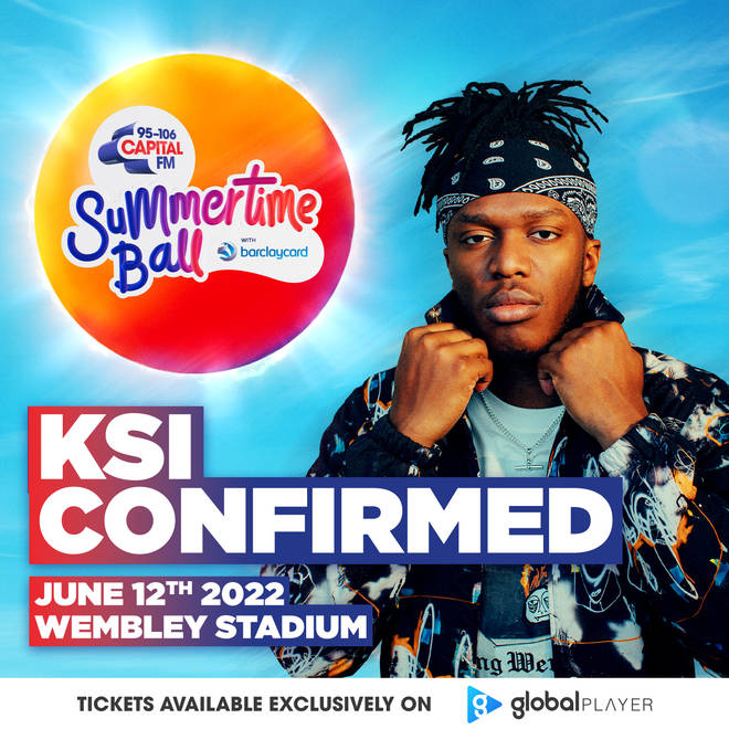 KSI nimmt am Summertime Ball von Capital teil