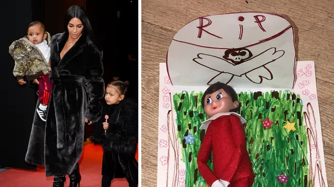 The Kardashian-West family lost an elf in the ‘Elf On The Shelf’ game