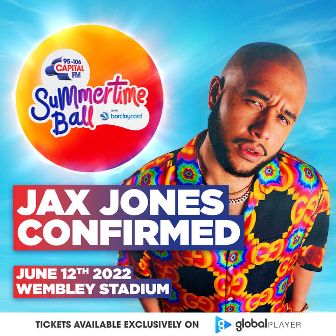 Jax Jones has been confirmed for Capital's Summertime Ball