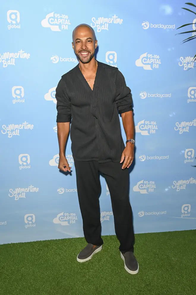 Capital's very own Marvin Humes at the Summertime Ball Kick Off party