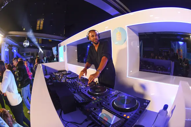 Marvin Humes took over the decks at Capital's Summertime Ball Kick Off party