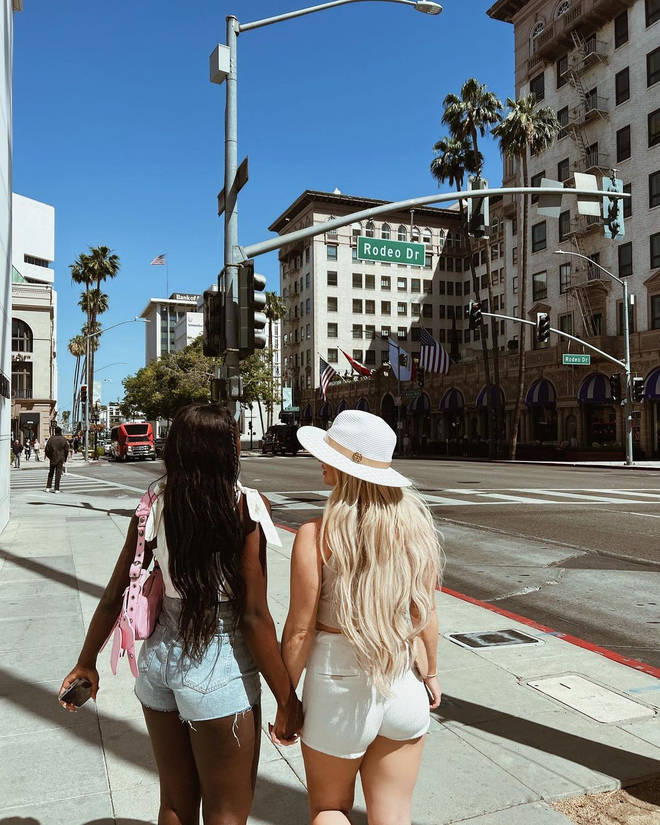 Liberty and Kaz began their Los Angeles holiday last month