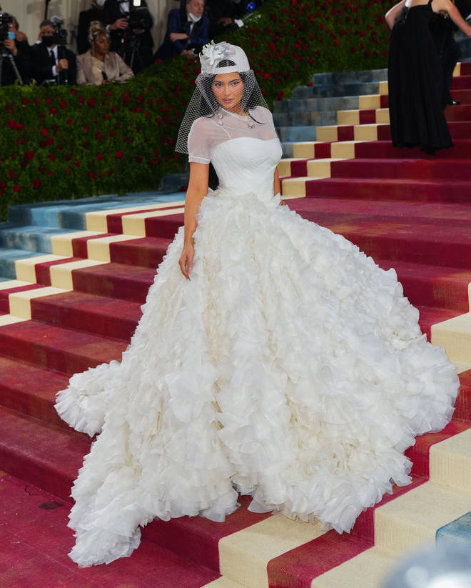 Kylie Jenner wore a bridal-inspired Off-White gown to the Met Gala