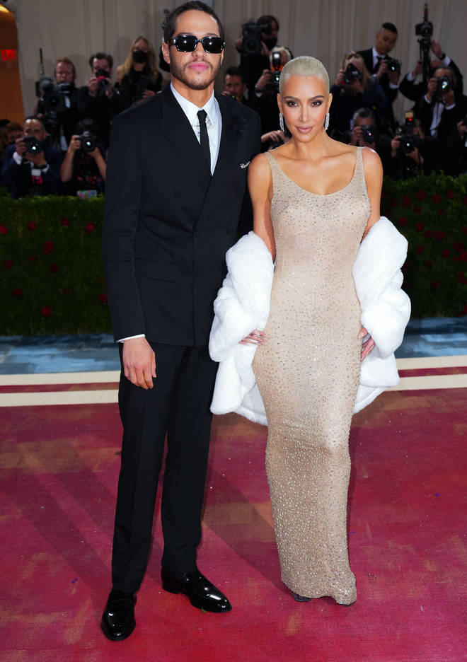 Kim Kardashian and Pete Davidson attended the 2022 Met Gala