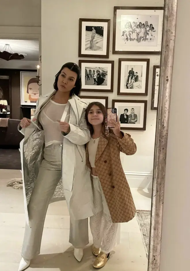 Kourtney's daughter Penelope hung up the phone in tears over the engagement news