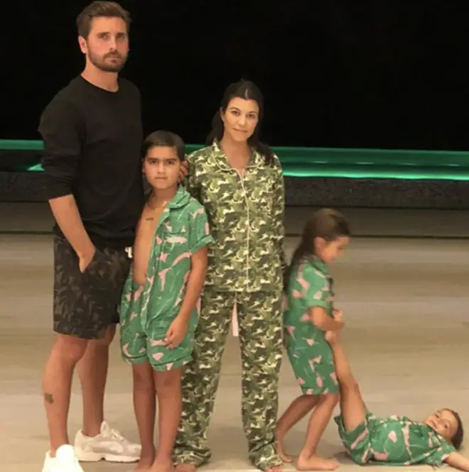 Kourtney Kardashian shares three kids with ex Scott Disick