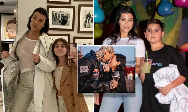 Kourtney Kardashian's kids Penelope and Mason had an unexpected reaction to her engagement