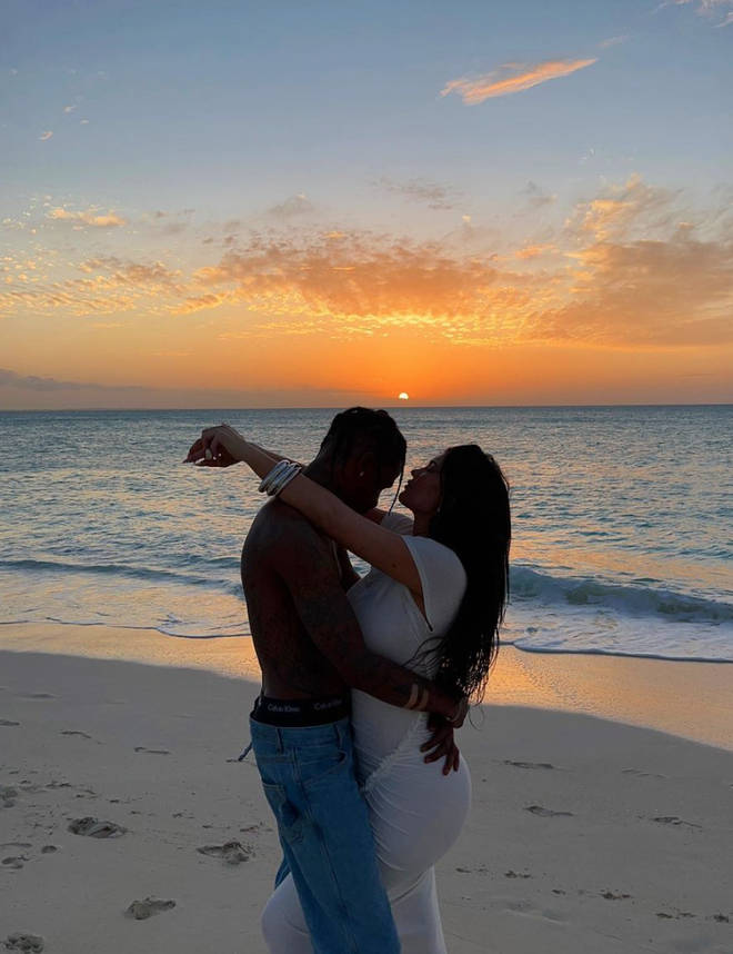 Kylie Jenner and Travis Scott sparked engagement rumours with this photo