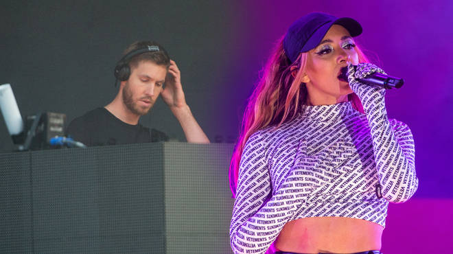 Jade Thirlwall sparked speculation she's collaborating with DJ Calvin Harris