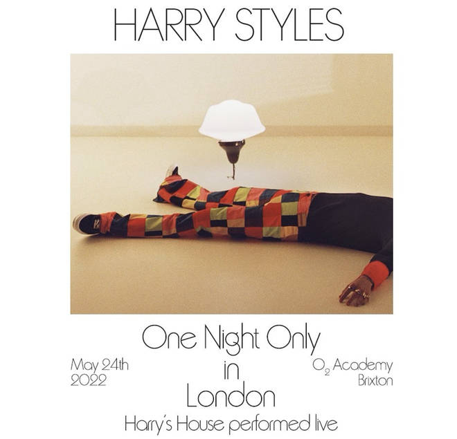 Harry's House will be performed in Brixton on May 24