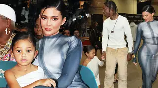 Stormi Webster made a rare red carpet appearance with Kylie Jenner to support Travis Scott