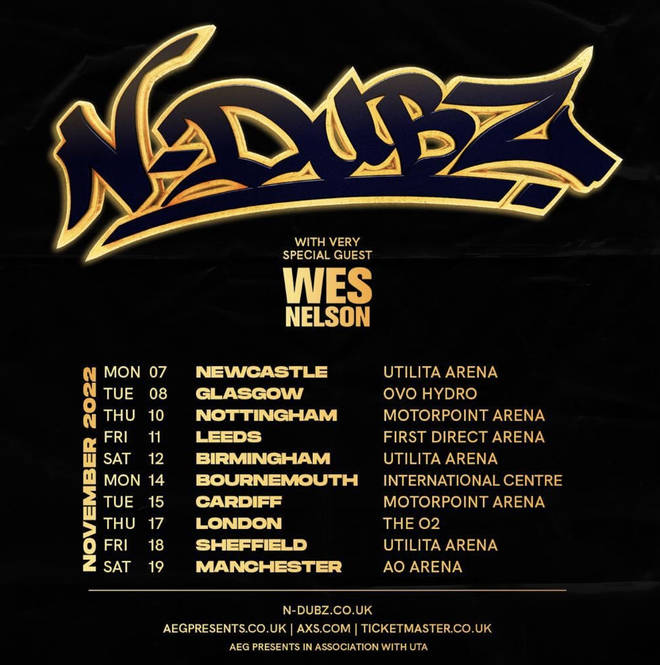 N-Dubz are doing a UK arena tour in November