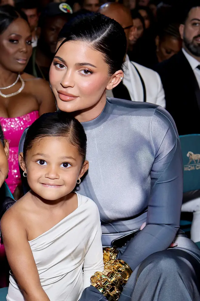 Kylie Jenner brought daughter Stormi along to the award show