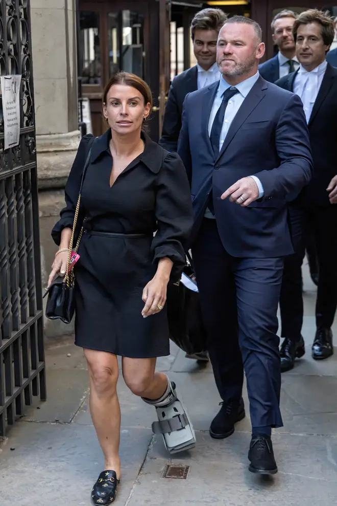 Wayne Rooney spoke in court about his wife sting