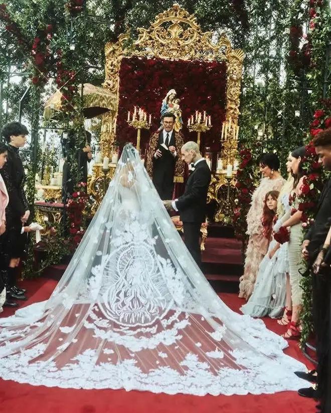 Kourtney Kardashian and Travis Barker held three weddings in total to celebrate their marriage