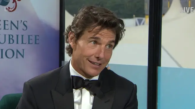 Tom Cruise at the Queen's Jubilee Celebration