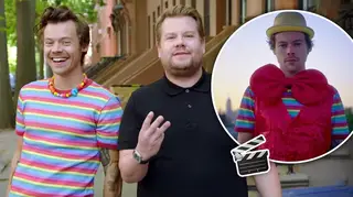 Harry Styles filmed a video to 'Daylight' with James Corden