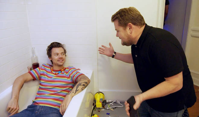 Harry Styles followed James Corden's directorial instructions on the show