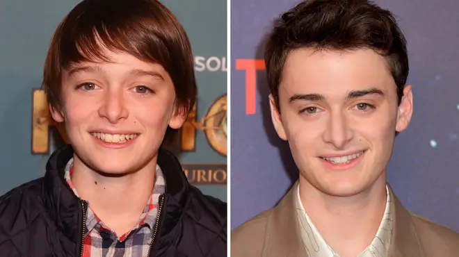 Stranger Things' Noah Schnapp in 2016 and 2022