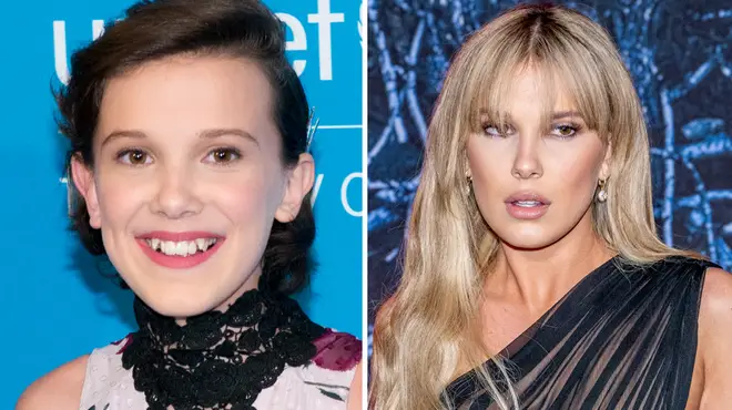 Millie Bobby Brown (Eleven) in 2016 and now