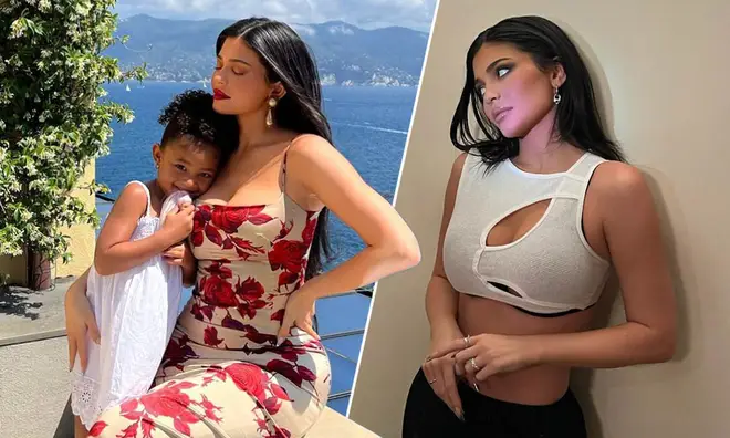 Kylie Jenner shared a rare snap of her baby son with daughter Stormi