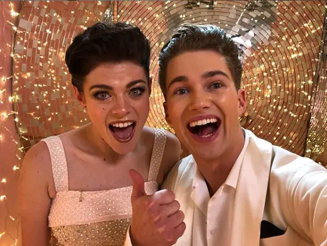 AJ Pritchard with his most recent Strictly partner, Lauren Steadman.