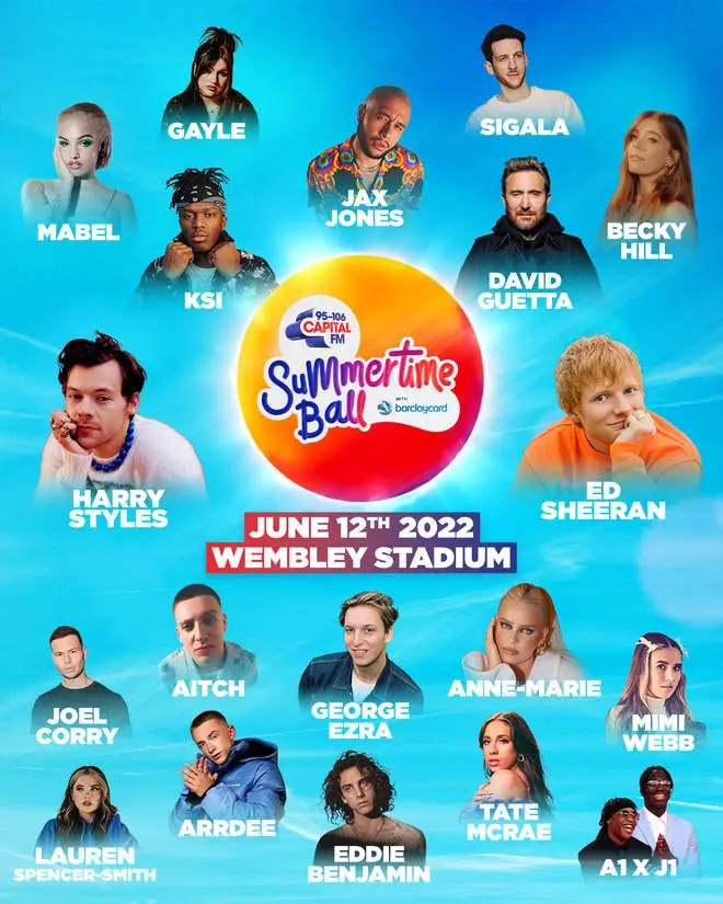 There's an iconic line-up joining Capital's Summertime Ball with Barclaycard