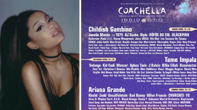 Ariana Grande has been confirmed as the headliner of Coachella 2019.