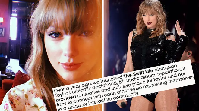 Taylor Swift announces the end of ‘The Swift Life’ app.