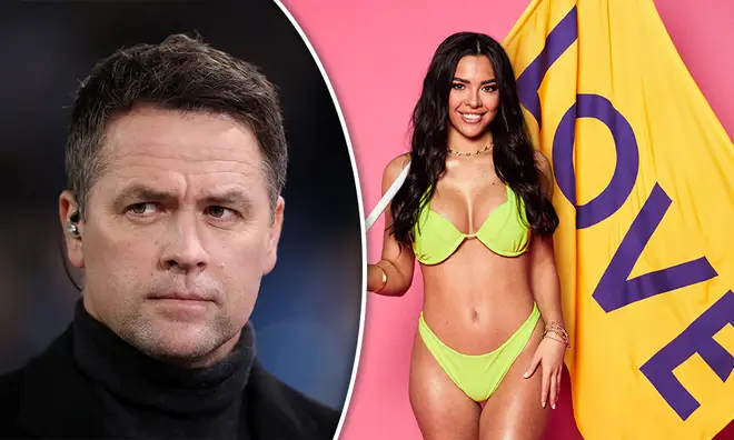 Michael Owen responds to Love Island jokes about his daughter