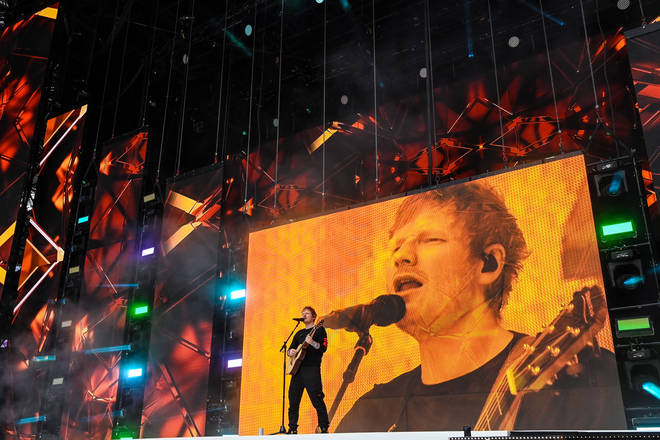 Ed Sheeran at Capital's Summertime Ball with Barclaycard