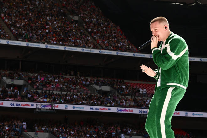 Aitch gave an energised performance for his #CapitalSTB set