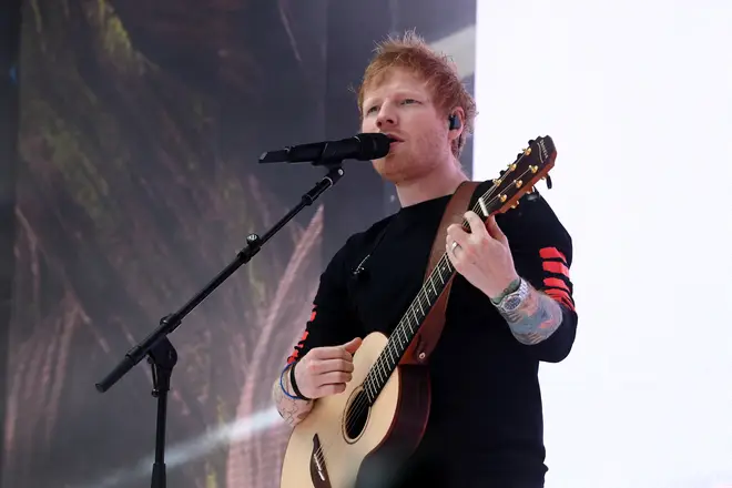 Ed Sheeran opened Capital's Summertime Ball with Barclaycard