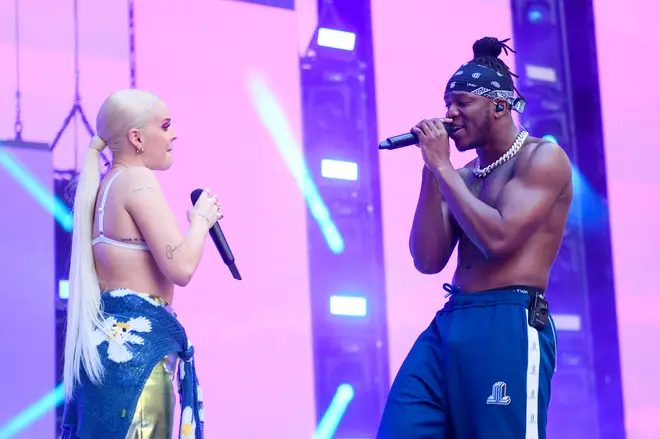 Anne-Marie joined KSI on stage at Capital's STB