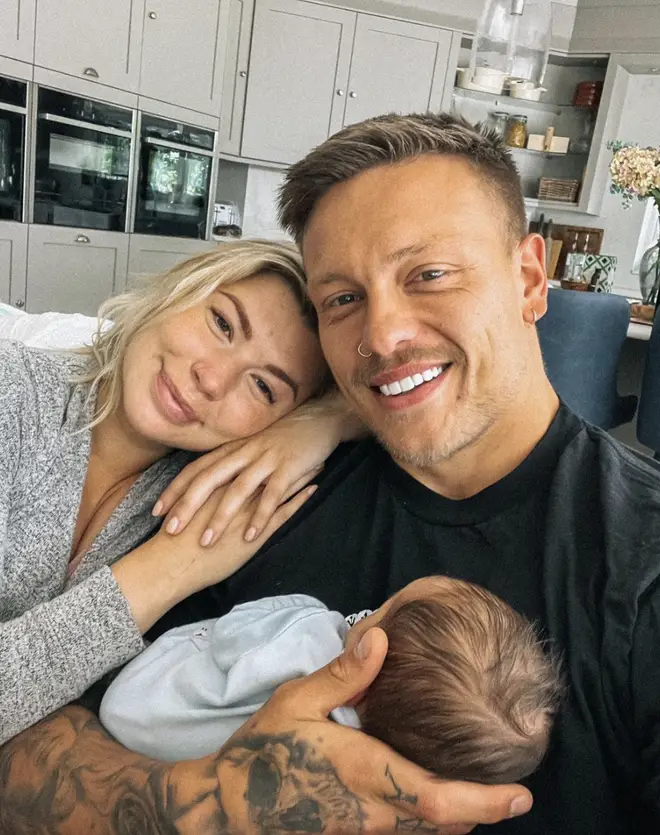 Olivia and Alex Bowen have welcomed their first child; a baby boy