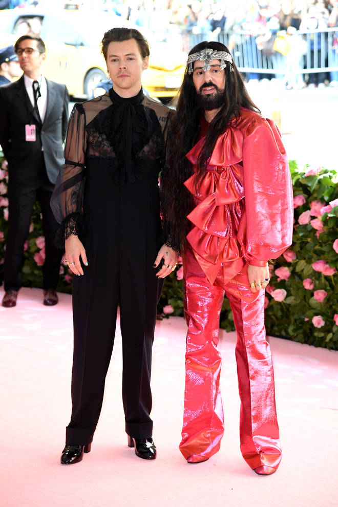 Harry Styles and Alessandro Michele at The 2019 Met Gala