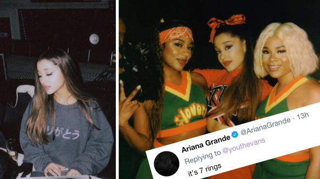 Ariana Grande has confirmed that '7 Rings' is her next single release