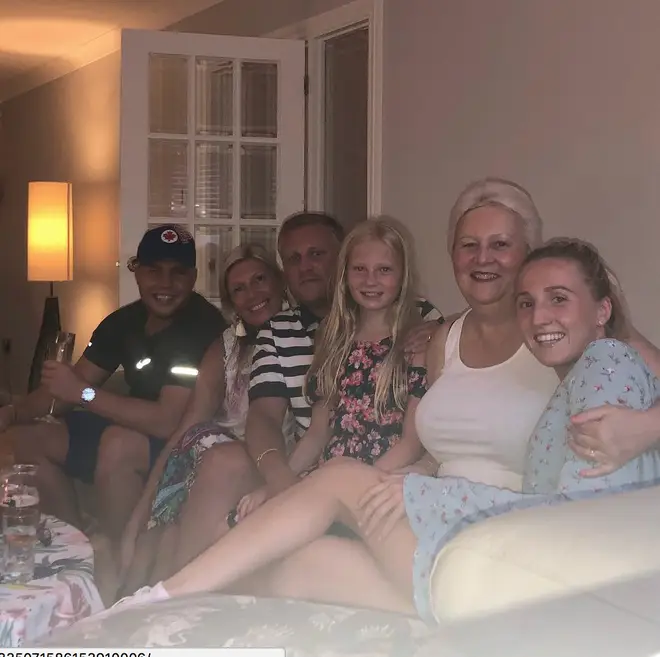 Jack's family cheer him on to win during 2018 Love Island