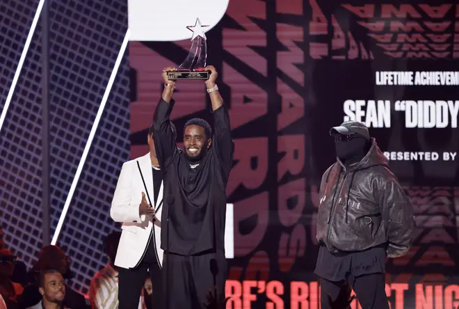Kanye West honoured P Diddy at the 2022 BET Awards